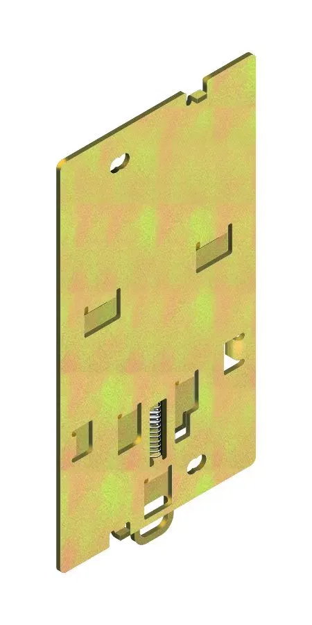 Плата монтажная для крепления на DIN-рейке KIT DIN50022 RC..T3 III-IV ABB 1SDA051938R1