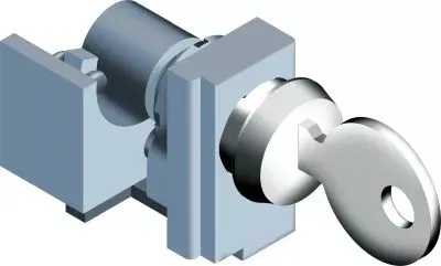 Блокировка выкл. в разомкнутом состоянии KLC T2 KEY LOCK RONIS OP ABB 1SDA053529R1