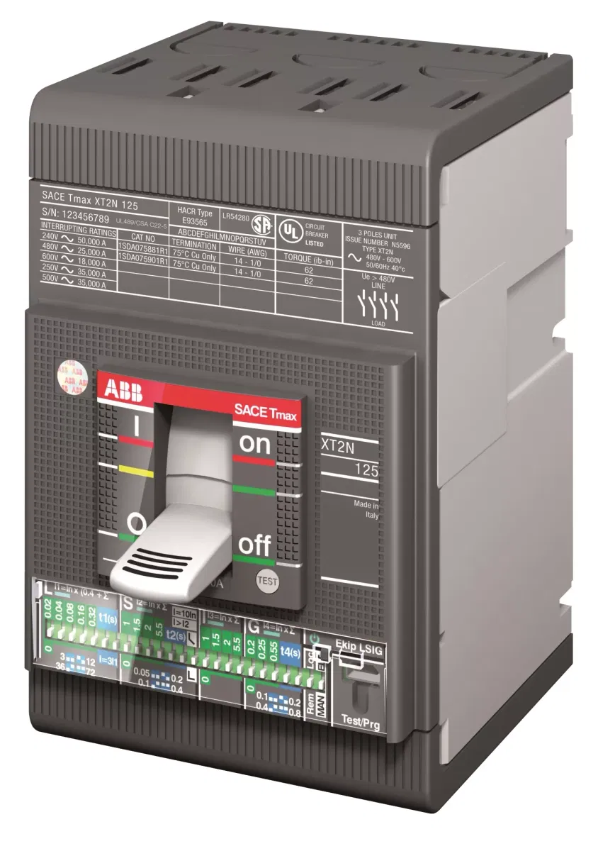 Выключатель XT2N 160 Ekip LSI In=160A 3p 1SDA067071R1 ABB