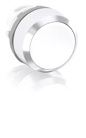Кнопка MP1-30W (корпус) без подсветки без фиксации бел. ABB 1SFA611100R3005
