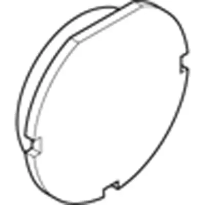 Колпачок с текстом для кнопок с подсветкой и ламп KTC1-9009 ABB 1SFA616901R9009