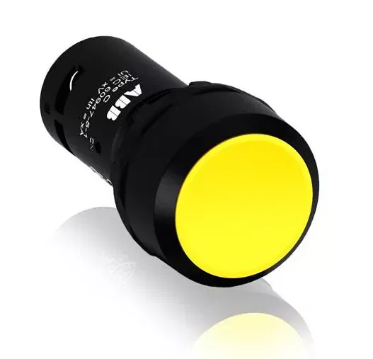 Кнопка CP1-10Y-11 желтая без фиксации 1Н 1SFA619100R1073 ABB