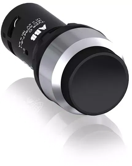 Кнопка CP3-30B-10 с выступающей клавишей без фиксации 1НО черн. ABB 1SFA619102R3016