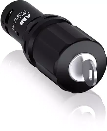 Кнопка с опусканием при помощи ключа СЕ3К1-10В-11 черн. ABB 1SFA619502R1076