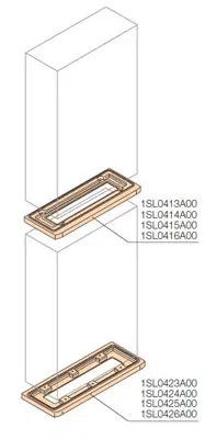 Комплект соединительный по верт. шкафов Gemini (размер 2-3) ABB 1SL0413A00