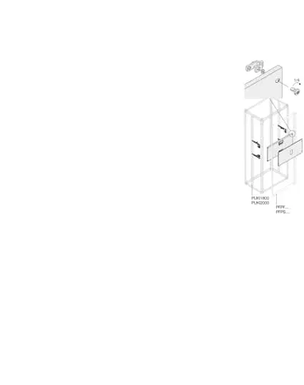 Комплект вертикальный T5 3P втычн. (630A) W=600мм ABB 1STQ001468B0000