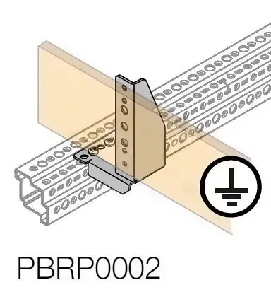 Держатель для шины PE, (2 шт.) 1STQ001554B0000 ABB