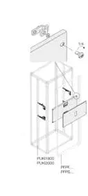 Комплект верт.3 XT2  3P FIX W=600мм 1STQ001886B0000 ABB