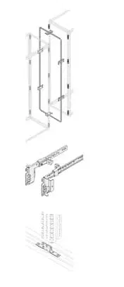 Кронштейн для промежуточных стоек (уп.2шт) ABB 1STQ002021B0000