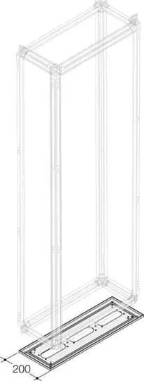 Панель нижняя для фланцев EV 1000х200 PTBT1026 ABB 1STQ002297B0000