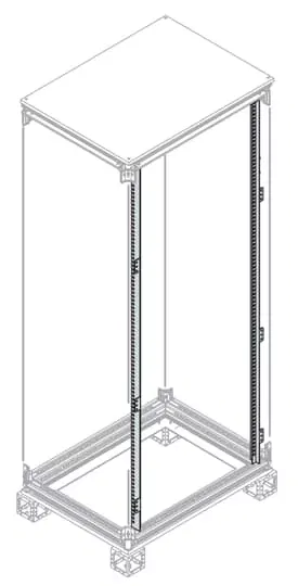 Стойка фиксац. мод панелей 1400мм (уп.2шт) ABB 1STQ005326B0000