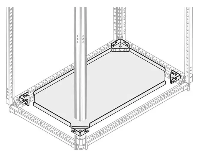 Панель нижняя без цоколя W=800мм D=300мм ABB 1STQ007192A0000