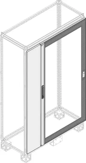 Дверь с ручкой IP40 H=2000мм W=1000мм ABB 1STQ007374A0000