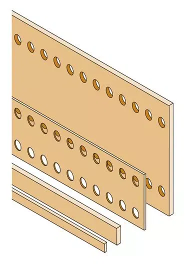 Шина медная плоская 63х5 L=1750мм ABB 1STQ007406A0000