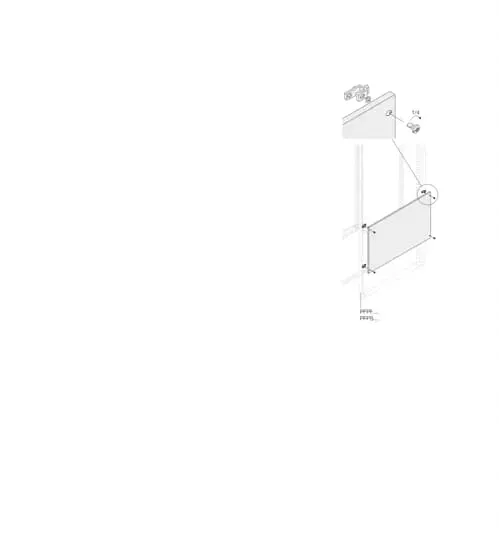Панель глухая H=200мм W=1250мм ABB 1STQ007511A0000