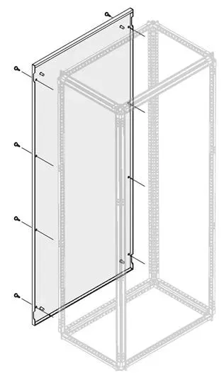 Панель задняя IP30/40 H=2000мм W=600мм 1STQ007622A0000 ABB