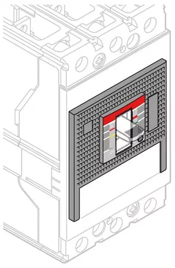 Крышка для Tmax XT1 4P монтаж-DIN-рейка ABB 1STQ008302A0000
