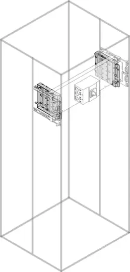 Перегородка ячейки боковая H=450мм (2шт) 1STQ008700A0000 ABB