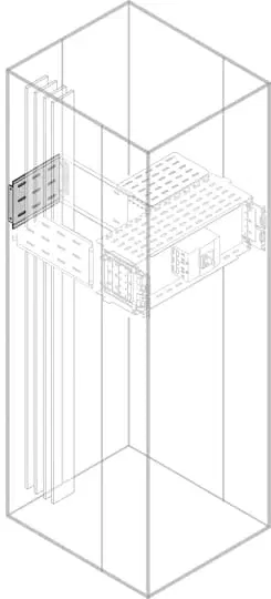 Перегородка верт. задняя H=600мм W=800мм ABB 1STQ008793A0000