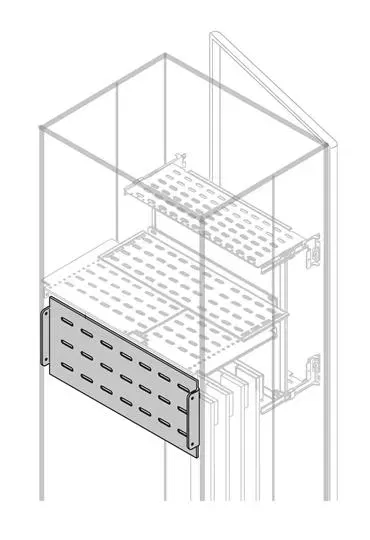 Перегородка верт. задняя H=175мм W=800мм ABB 1STQ008864A0000