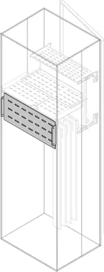 Перегородка верт. задняя H=250мм W=800мм ABB 1STQ008867A0000