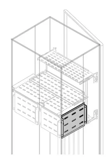 Перегородка верт. боковая H=225мм D=700мм ABB 1STQ008897A0000