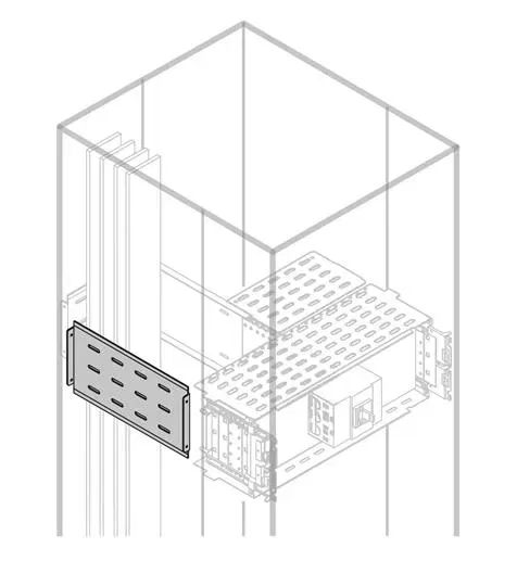 Перегородка верт. боковая H=500мм D=900мм ABB 1STQ008913A0000