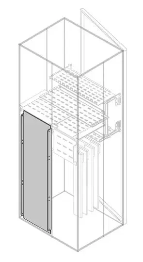 Перегородка верт. задняя H=1000мм W=600мм ABB 1STQ009106A0000