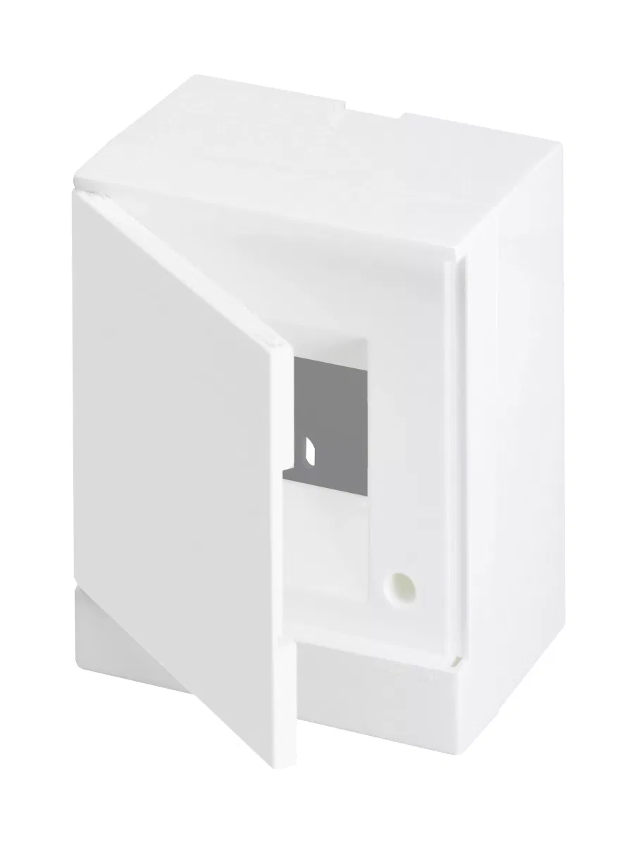 Бокс настенный Basic E 4М бел. непрозр. дверь (с клемм) ABB 1SZR004002A2101