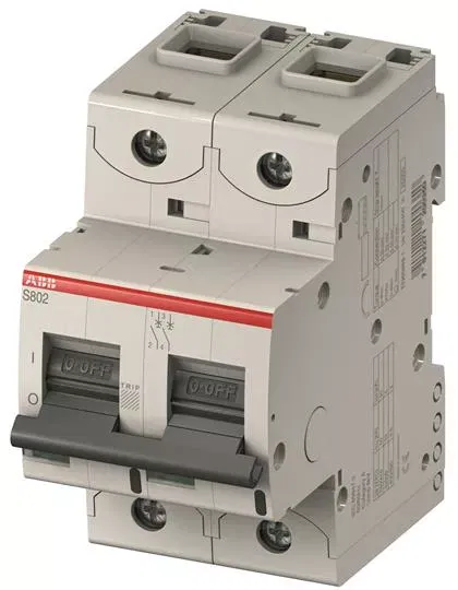 Выключатель автоматический модульный 2п B 25А 50кА S802S ABB 2CCS862001R0255