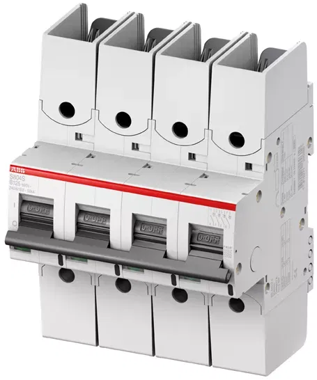 Выключатель автоматический модульный 4п B 10А 50кА S804S R ABB 2CCS864002R0105