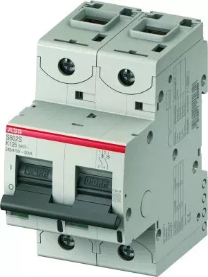 Выключатель автоматический модульный 2п K 25А 25кА S802C ABB 2CCS882001R0517