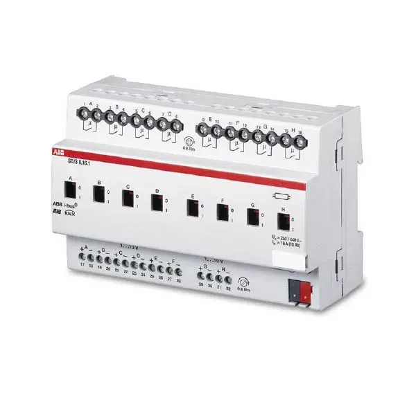 SD/S8.16.1 Светорегулятор ЭПРА 1-10В, 8-канальный, 16А 2CDG110081R0011 ABB