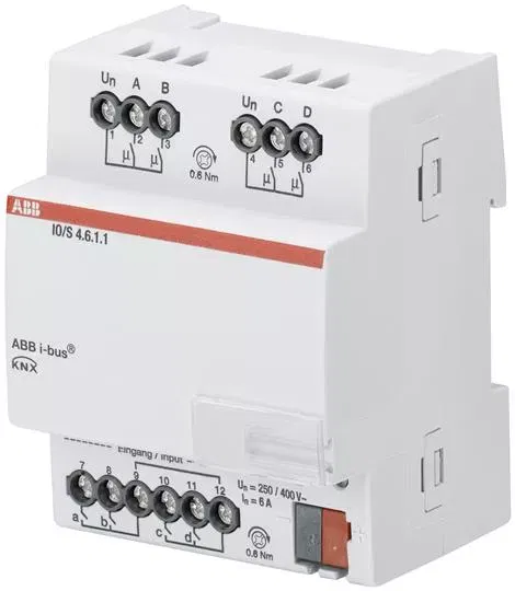 IO/S4.6.1.1 Модуль входа/выхода, 4-канальный 2CDG110168R0011 ABB
