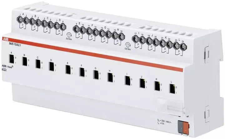 Выход бинарный 12-кан. SA/S 12.6.2.1 с ручным упр. 6А MDRC ABB 2CDG110183R0011