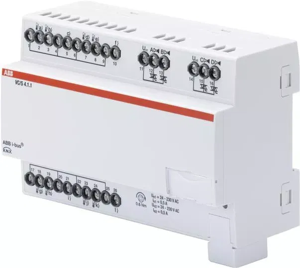 Контроллер VC/S4.1.1 управления приводами клапанов 4-кан. ABB 2CDG110216R0011