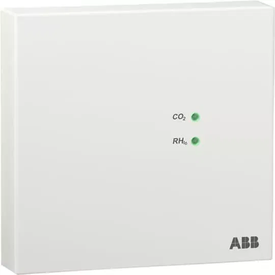 Датчик качества воздуха с терморегулятором накладой монтаж LGS/A1.2 ABB 2CDG120059R0011