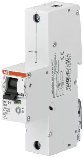 Выключатель авт. 1п селект. S751DR-E20 ABB 2CDH781010R0202
