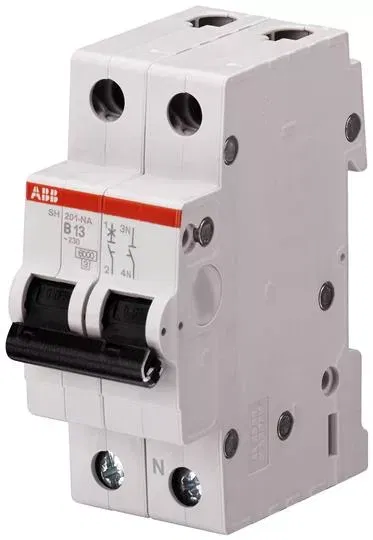 Выключатель автоматический модульный 2п (1P+N) C 1.6А 6кА SH201 NA ABB 2CDS211103R0974