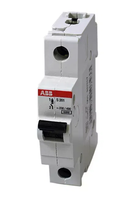 Выключатель автоматический модульный 1п B 8А 6кА S201 ABB 2CDS251001R0085