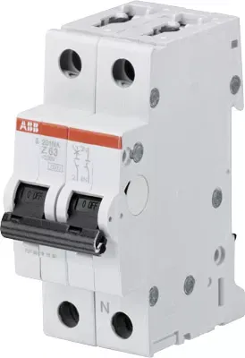 Выключатель автоматический модульный 2п (1P+N) Z 20А 10кА S201M ABB 2CDS271103R0488