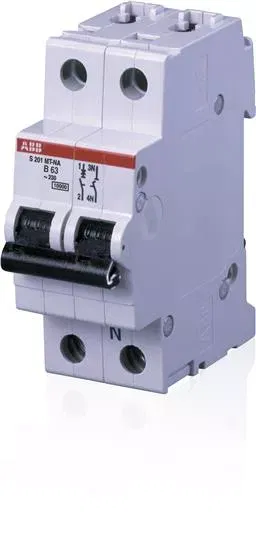 Выключатель автоматический модульный 2п (1P+N) Z 10А 10кА S201MT-Z10NA NA ABB 2CDS271106R0428