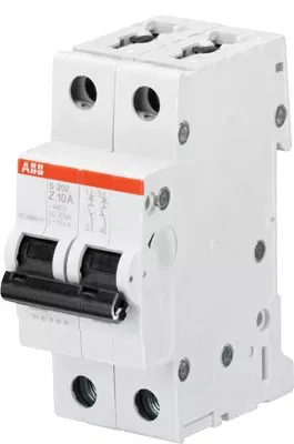 Выключатель автоматический модульный 2п K 1А 10кА S202M ABB 2CDS272001R0217