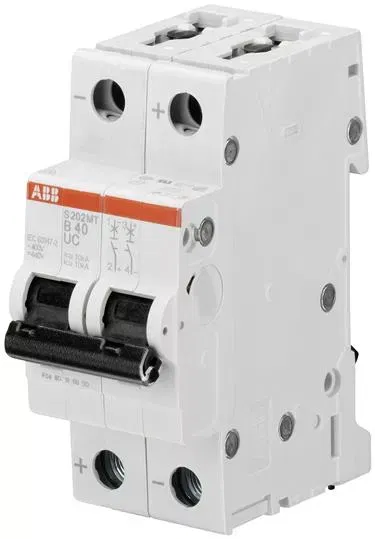 Выключатель автоматический модульный 2п K 8А 10кА S202MT-K8 ABB 2CDS272006R0407