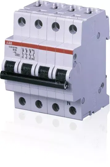 Выключатель автоматический модульный 4п (3P+N) K 40А 10кА S203MT-K40NA ABB 2CDS273106R0557