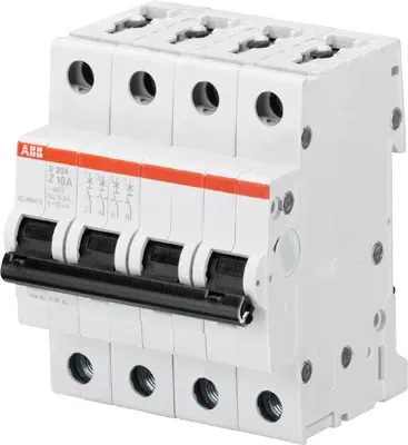 Выключатель автомат. 4-пол.S204M Z6 2CDS274001R0378 ABB