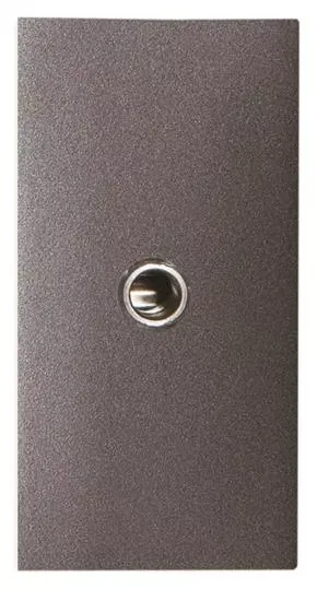 Механизм mini-jack 3.5мм разъема 1мод. Zenit антрацит ABB 2CLA215540N1801