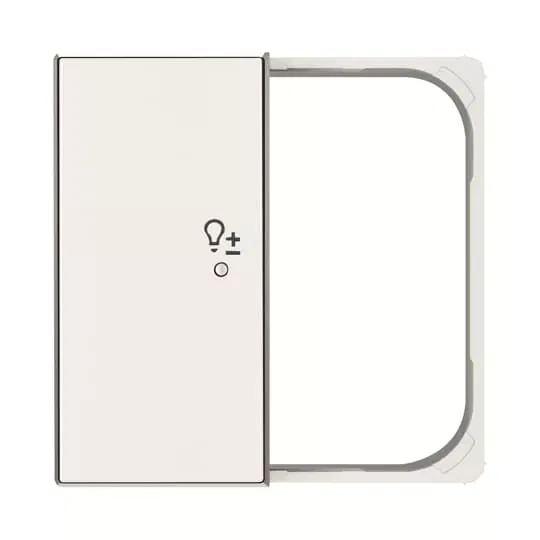 Клавиша двойная леваяSRD-2-L-85BL free@home SKY светорегулятор бел. ABB 2CLA852641A1101