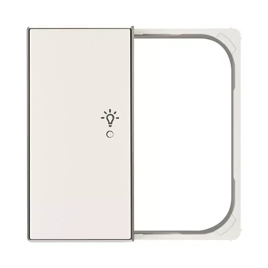 Клавиша двойная левая SRL-2-L-85BL free@home SKY освещение бел. ABB 2CLA852642A1101