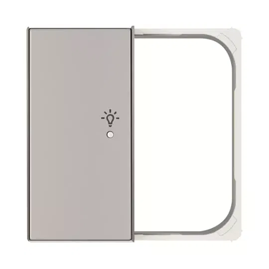 Клавиша двойная левая SRL-2-L-85PL free@home SKY освещение серебр. ABB 2CLA852642A1301